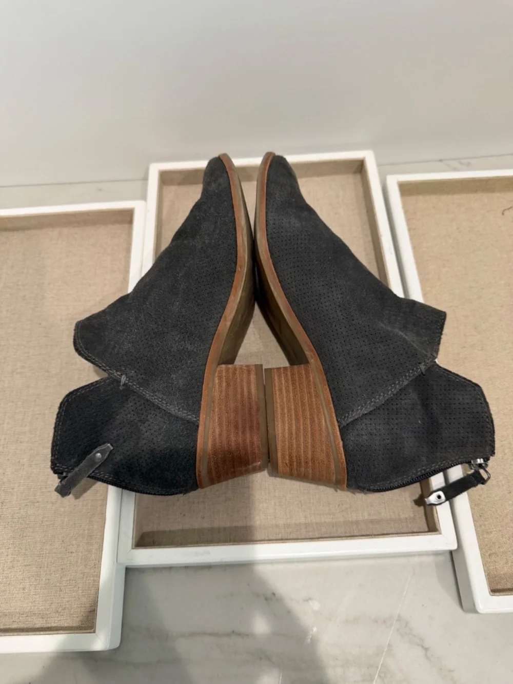 Dolce Vita Gray Suede Bootie